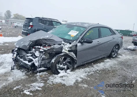 2025 Hyundai Elantra Hybrid Sel Sport из США, поврежденный, VIN KMHLM4DJ7SU168902